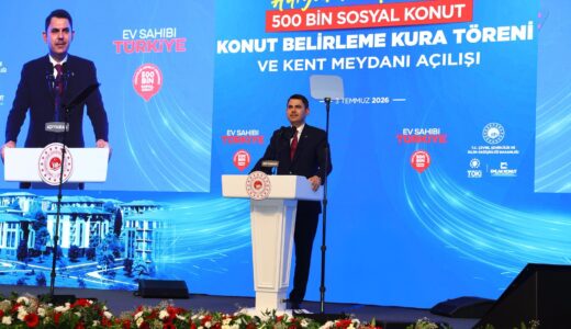 500 Bin Sosyal Konut Projesinde Konut Belirleme Kuraları Başladı