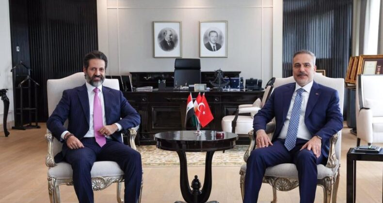 Dışişleri Bakanı Hakan Fidan, IKBY Başbakan Yardımcısı Talabani’yi Ankara’da kabul etti